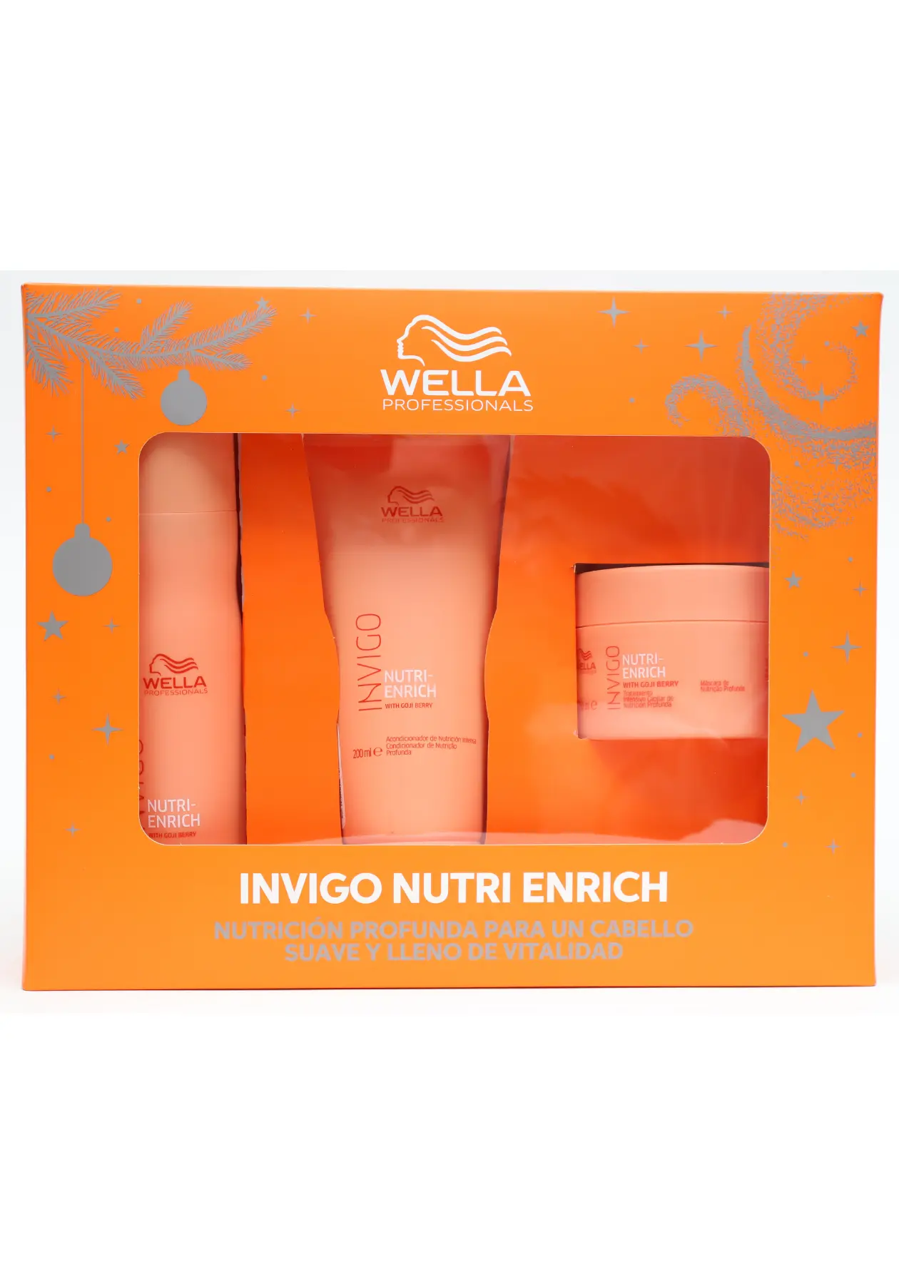 Pack Nutritivo Wella Invigo Nutri-Enrich | Shampoo 250 ml + Acondicionador 200 ml + Mascarilla 150 ml