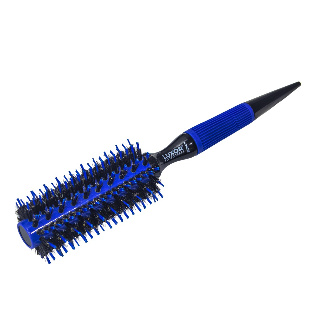 Cepillo Cerdas Mixtas para el cabello, diámetro 20mm, luxor Azul