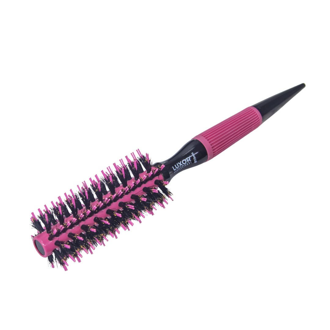 Cepillo Cerdas Mixtas para el cabello, diámetro 15mm, luxor Rosado