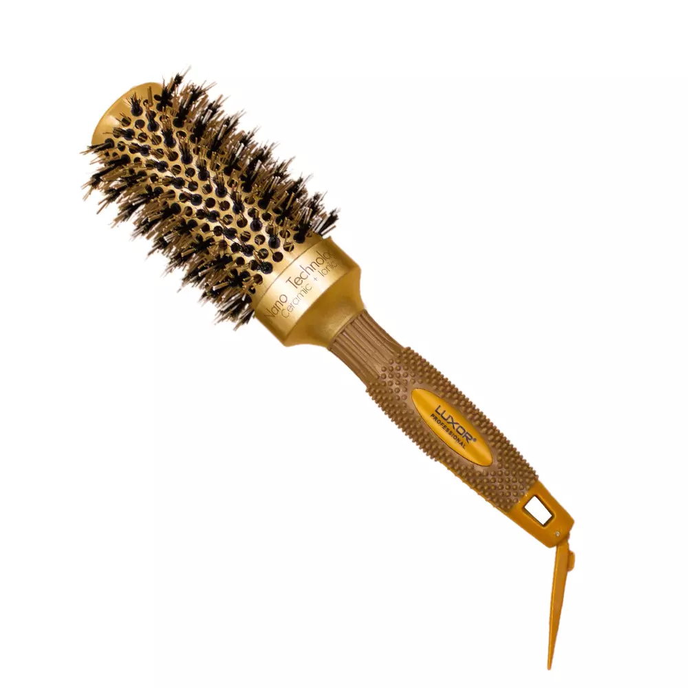 Cepillo circular térmico para el cabello, diámetro 43mm, luxor DORADO
