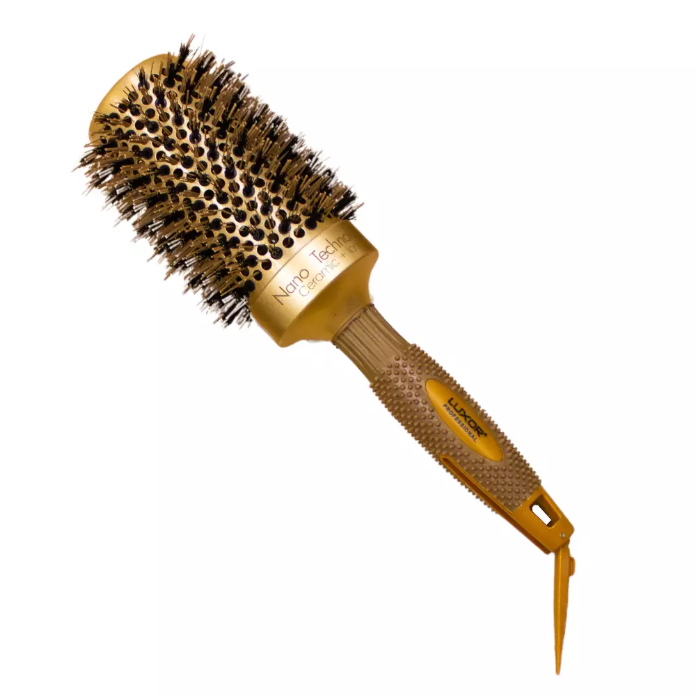 Cepillo circular térmico para el cabello, diámetro 53mm, luxor DORADO