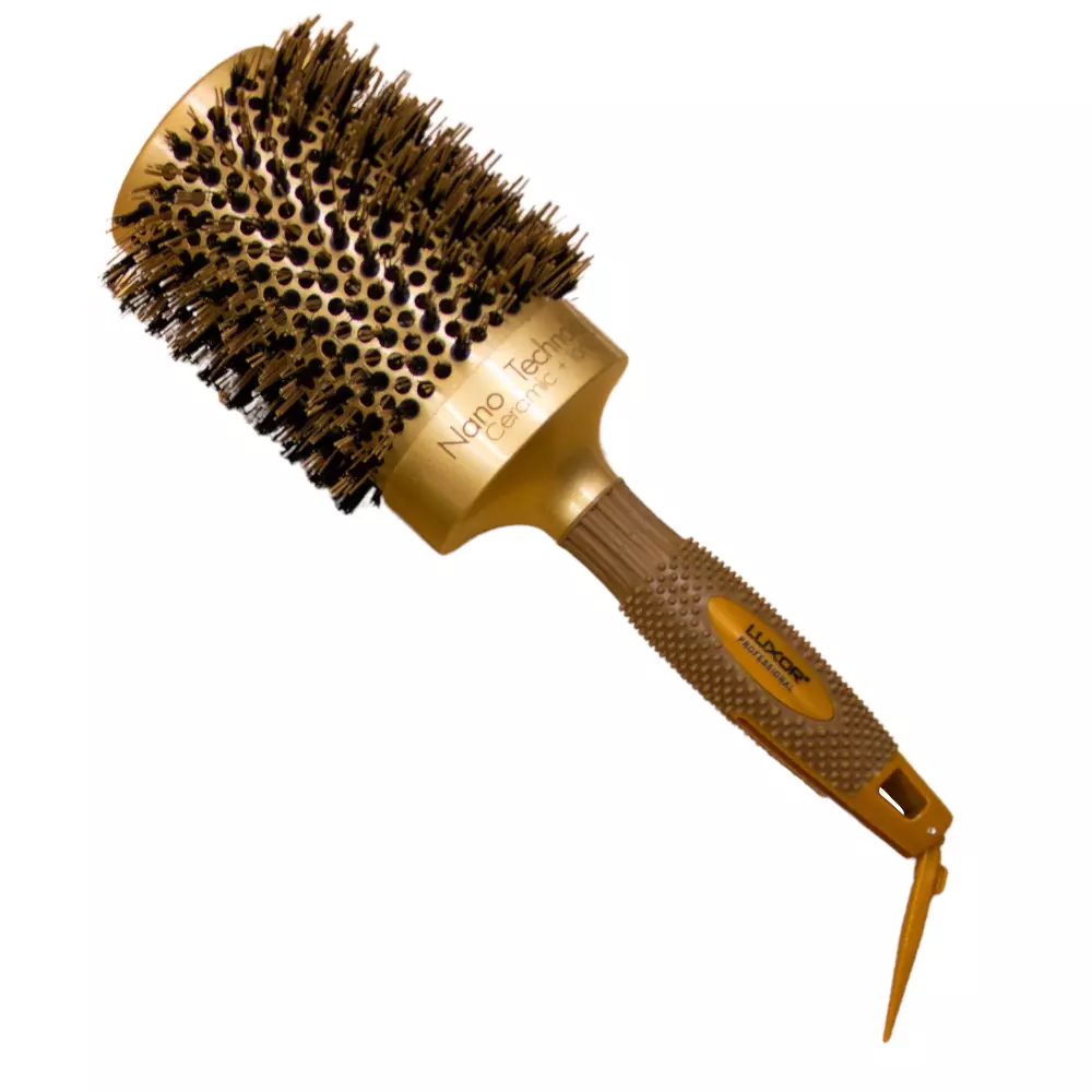 Cepillo circular térmico para el cabello, diámetro 65mm, luxor DORADO