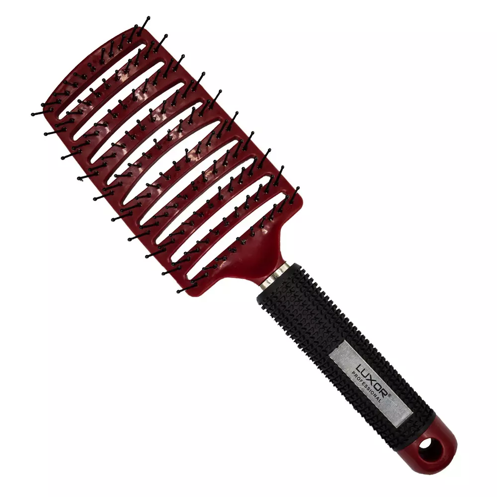 Cepillo calavera curvo Rojo