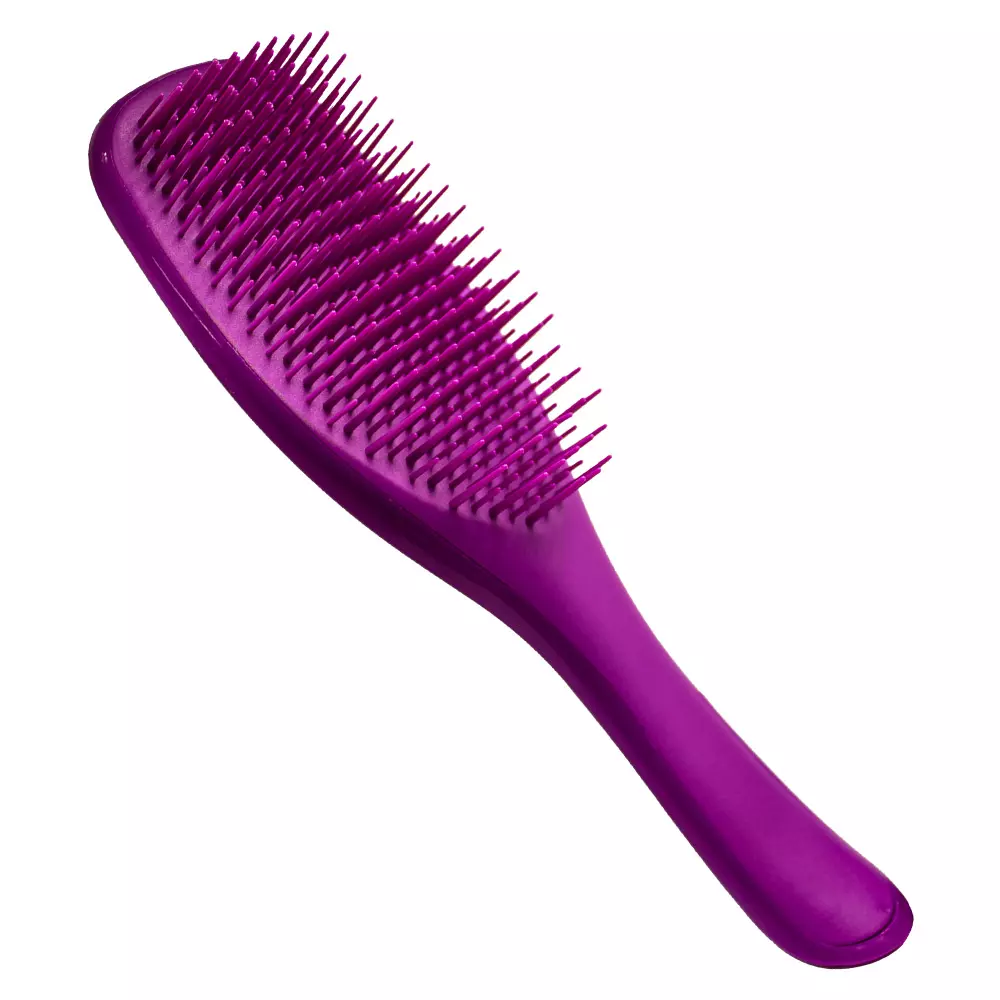 Cepillo desenredante para cabello con mango plano, Color Rosado, LUXOR